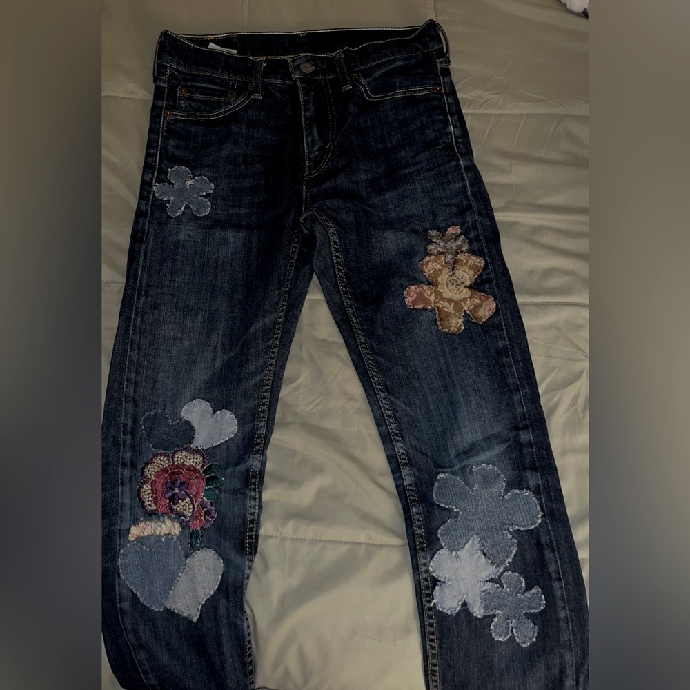 Beautiful+Vintage Patchwork Levi’s Denims